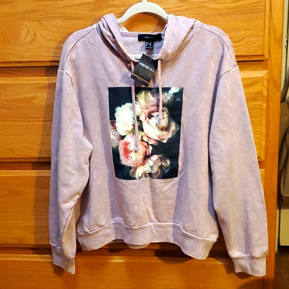 Pink rose sweater